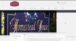 Desktop Screenshot of homesteadhousebb.ca